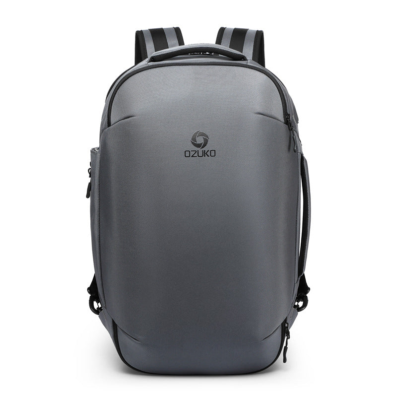 ozuko new travel backpack trendy business computer bag outdoor multifunctional simple men's backpack
