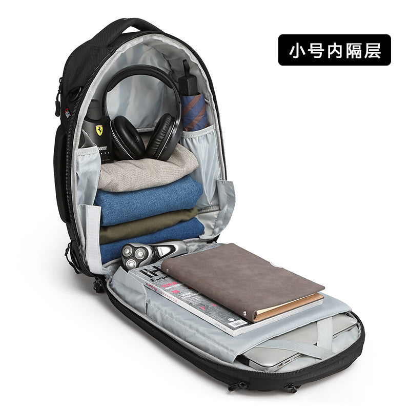 ozuko new travel backpack trendy business computer bag outdoor multifunctional simple men's backpack