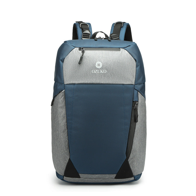 ozuko new waterproof college student backpack 15.6 inch business backpack college student Oxford cloth computer bag