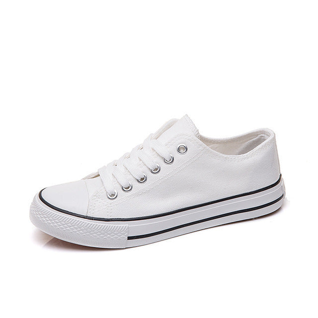 Couple classic canvas shoes men and women secondary vulcanized rubber shoes round toe wear-resistant students non-slip basic models B203