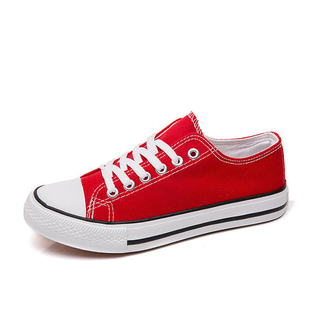 Couple classic canvas shoes men and women secondary vulcanized rubber shoes round toe wear-resistant students non-slip basic models B203