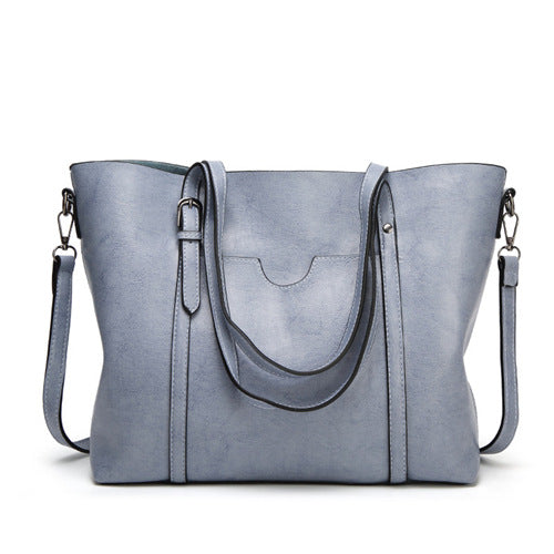 European and American trendy bags, new retro tote bags, 2023 new handbags, single shoulder crossbody large bags, foreign trade women's bags
