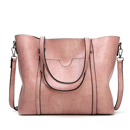European and American trendy bags, new retro tote bags, 2023 new handbags, single shoulder crossbody large bags, foreign trade women's bags