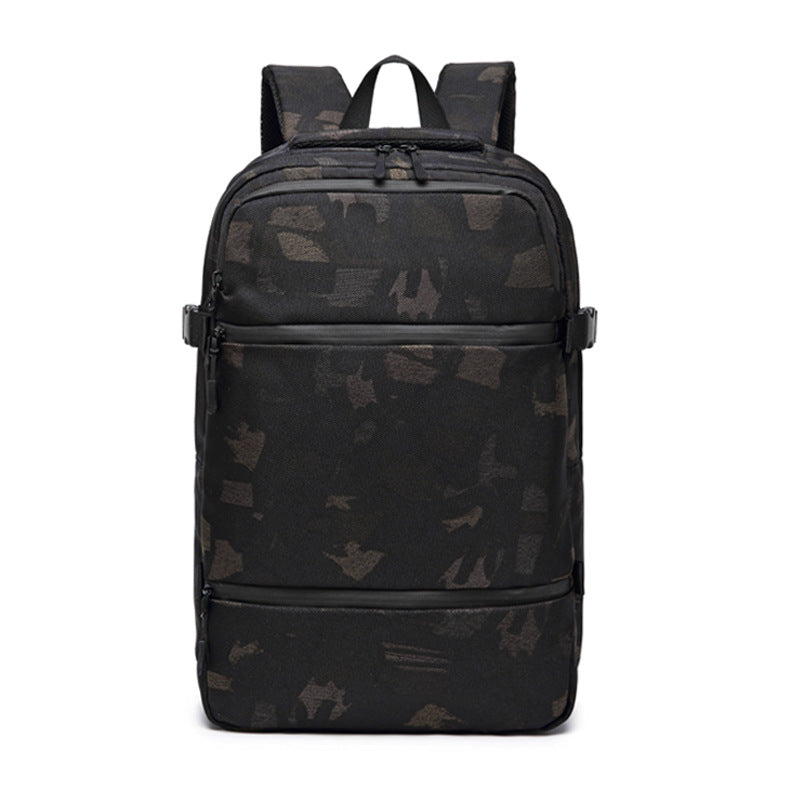 Ozuko new backpack men's business computer bag Korean style casual middle school student bag travel waterproof backpack