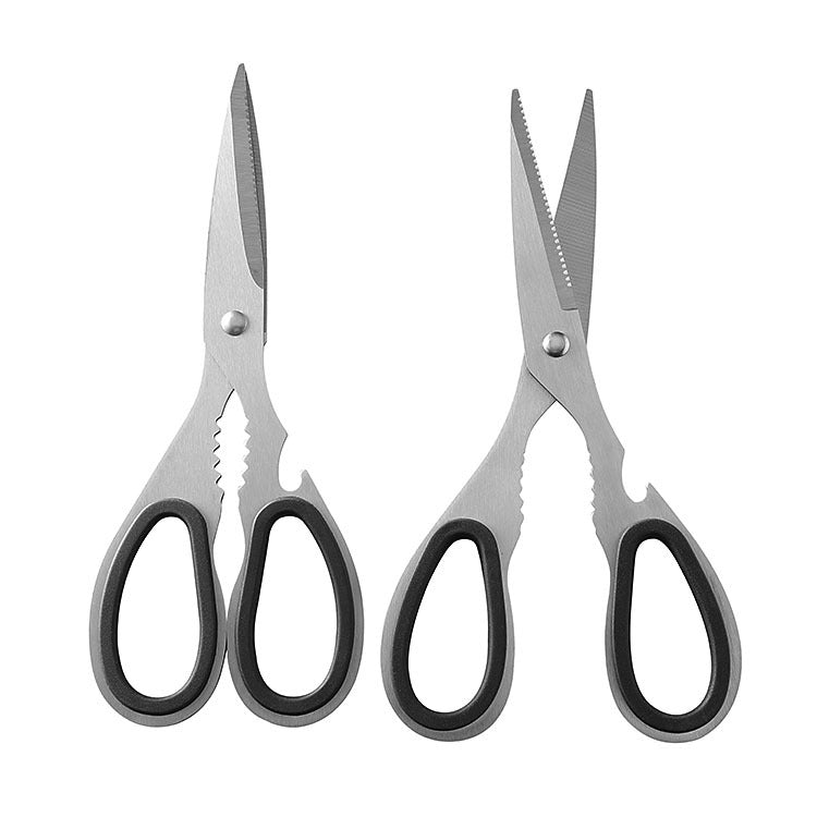 Stainless steel multifunctional kitchen scissors, powerful household  scissors, chicken bone scissors, barbecue scissors, thickened all-steel  scissors – 7 MART