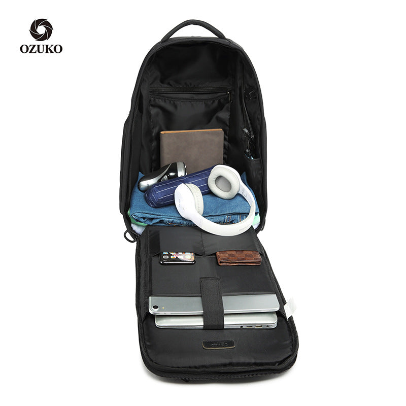 2021 New Men's Backpack Large Capacity Student Bag Multifunctional Backpack Men's Business Computer Backpack