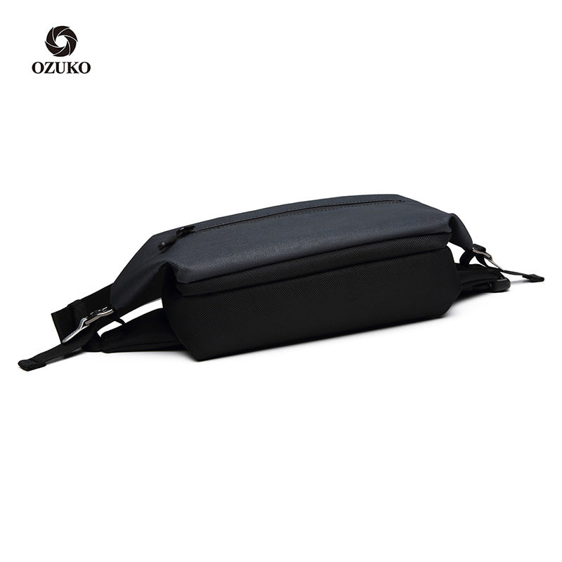 ozuko men's mobile phone waist bag wholesale sports waterproof chest bag men's outdoor men's mobile phone bag Fanny pack
