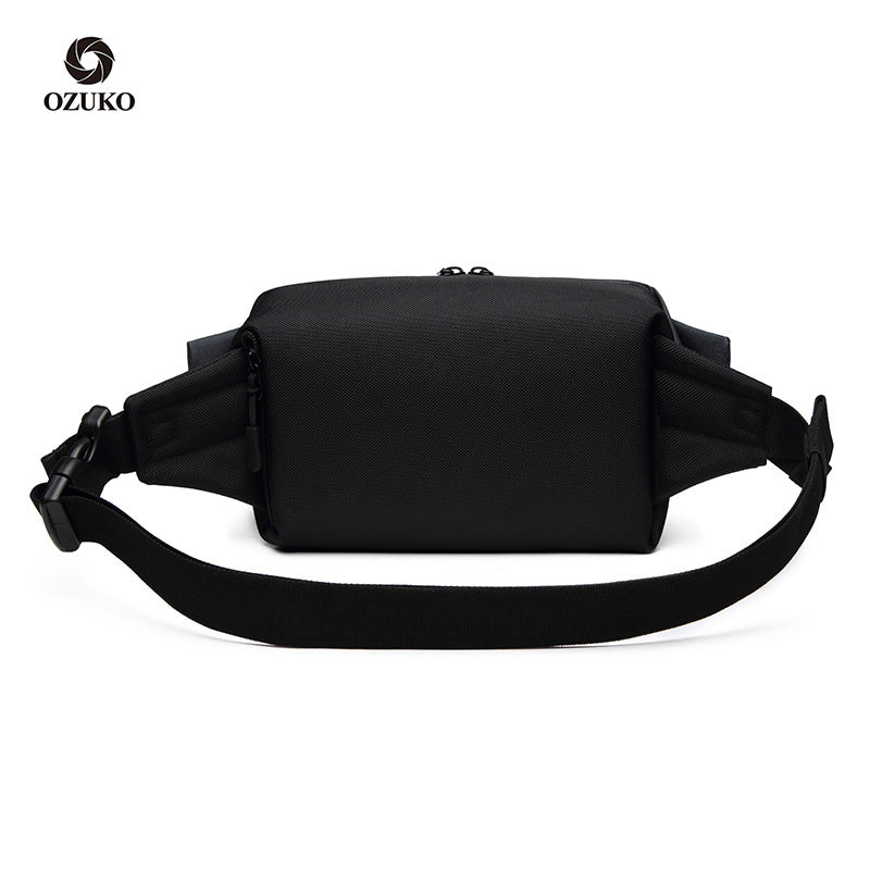 ozuko men's mobile phone waist bag wholesale sports waterproof chest bag men's outdoor men's mobile phone bag Fanny pack