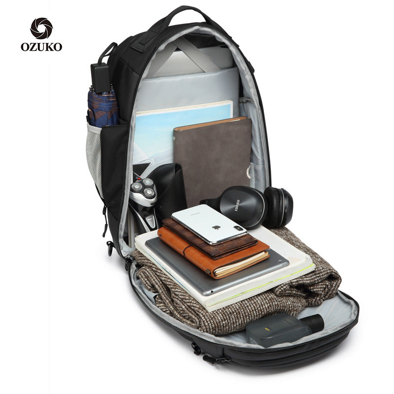 ozuko foreign trade backpack handbag multifunctional waterproof travel backpack men's 2020 new outdoor bag