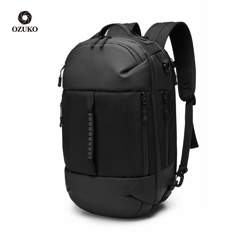 ozuko foreign trade backpack handbag multifunctional waterproof travel backpack men's 2020 new outdoor bag