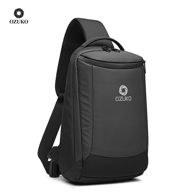 ozuko spot wholesale cross-body shoulder bag sports casual men's shoulder bag outdoor fashion trend chest bag for men