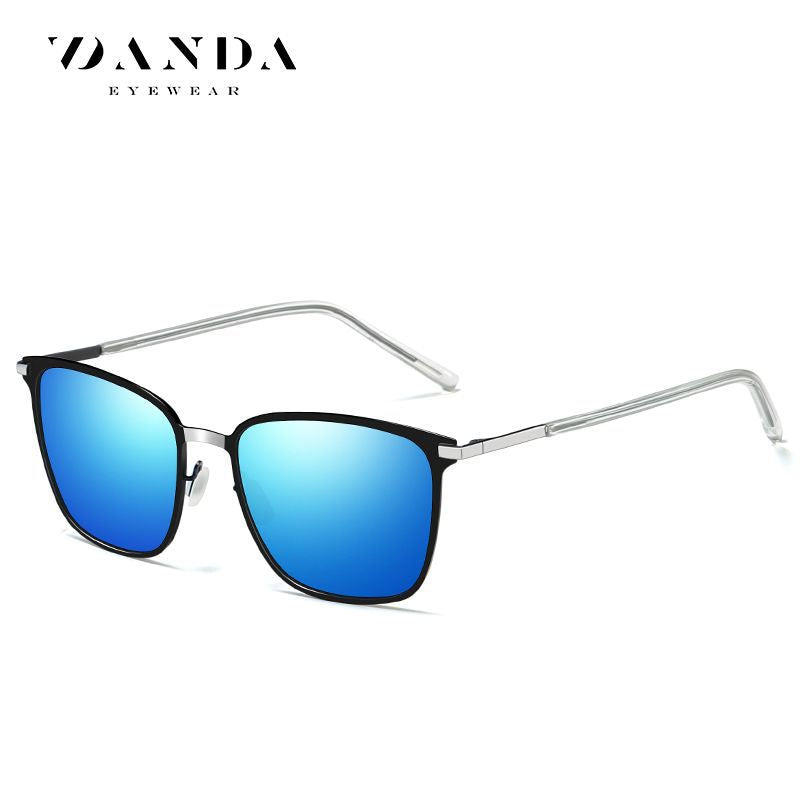Men's Sunglasses New Arrival Square Frame Polarized Sunglasses P0864 Metal Driver Night Vision Sunglasses