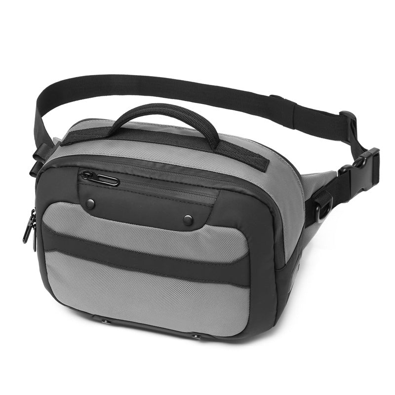 Ozuko's new large-capacity waist bag men's outdoor multi-functional camouflage chest bag tactical storage men's crossbody bag