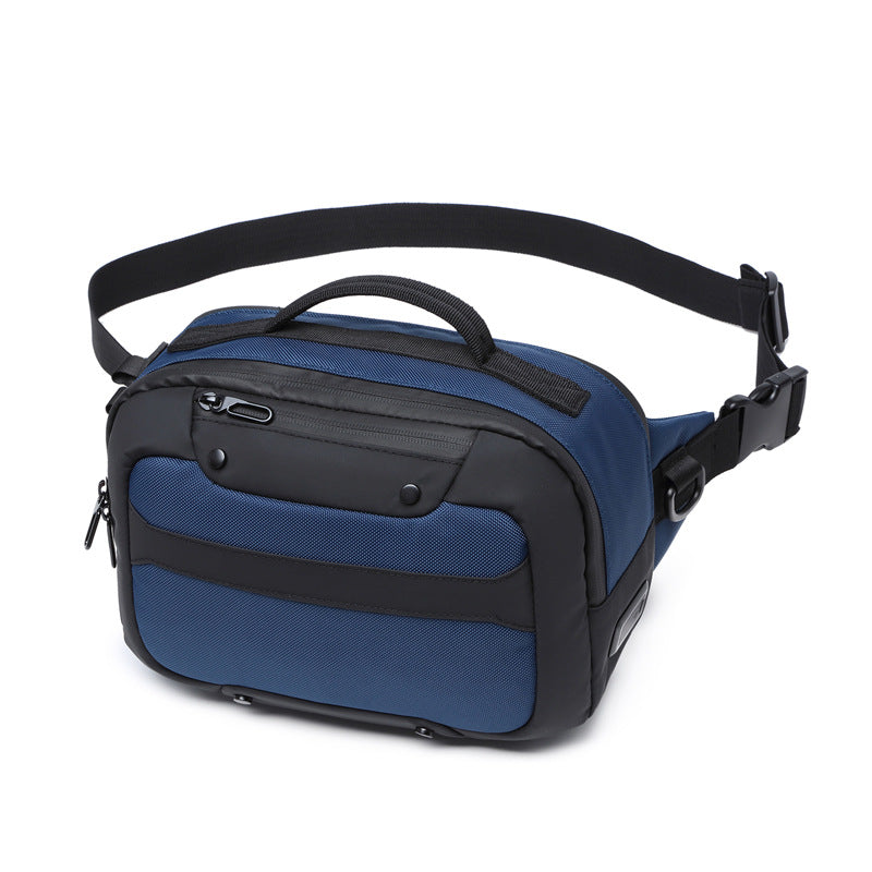 Ozuko's new large-capacity waist bag men's outdoor multi-functional camouflage chest bag tactical storage men's crossbody bag