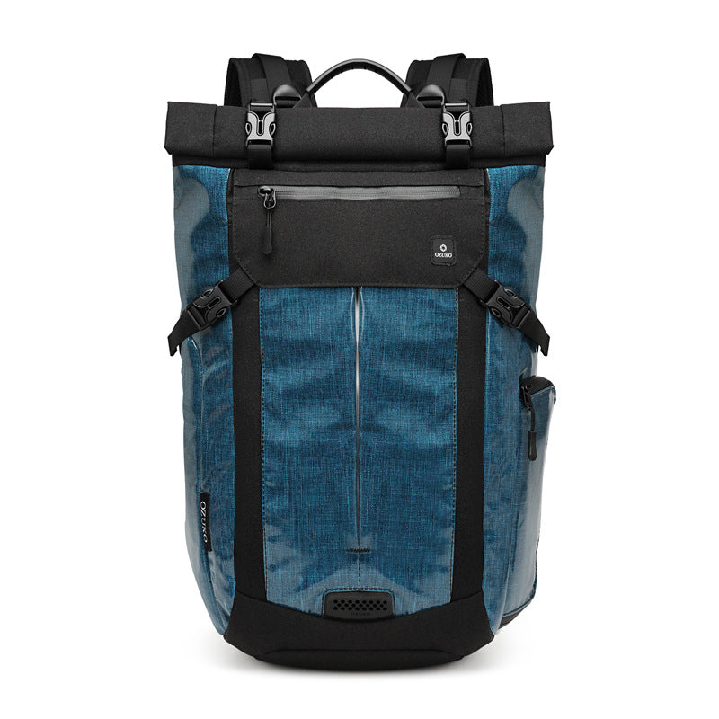 ozuko Korean style men's backpack sports trendy brand computer backpack notebook business waterproof multi-functional travel bag