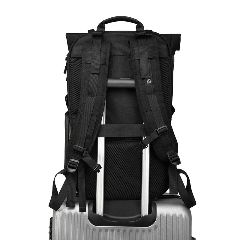 ozuko Korean style men's backpack sports trendy brand computer backpack notebook business waterproof multi-functional travel bag