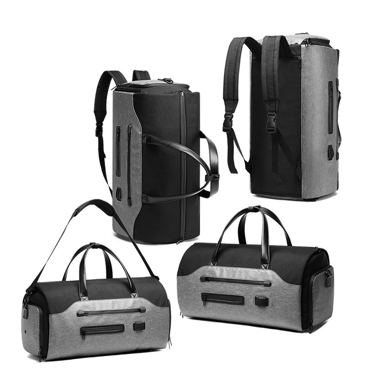 Foldable travel bag men's short-distance travel shoulder handbag outdoor waterproof multi-functional suit fitness bag