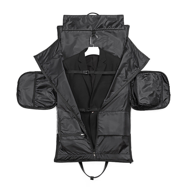 Foldable travel bag men's short-distance travel shoulder handbag outdoor waterproof multi-functional suit fitness bag