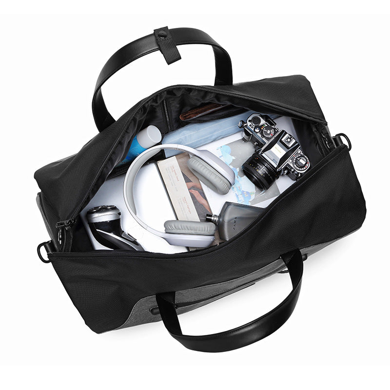 Foldable travel bag men's short-distance travel shoulder handbag outdoor waterproof multi-functional suit fitness bag