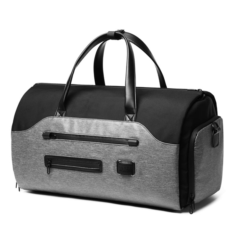 Foldable travel bag men's short-distance travel shoulder handbag outdoor waterproof multi-functional suit fitness bag