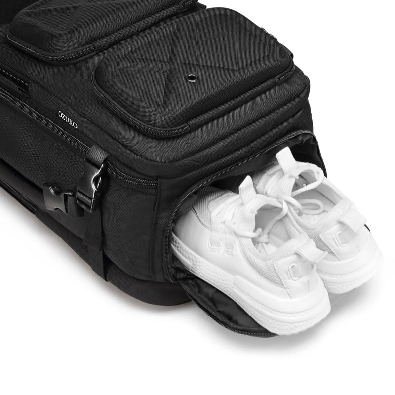 Ozuko outdoor backpack men's multifunctional short-distance travel bag large capacity waterproof men's backpack