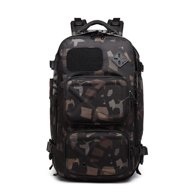 Ozuko outdoor backpack men's multifunctional short-distance travel bag large capacity waterproof men's backpack
