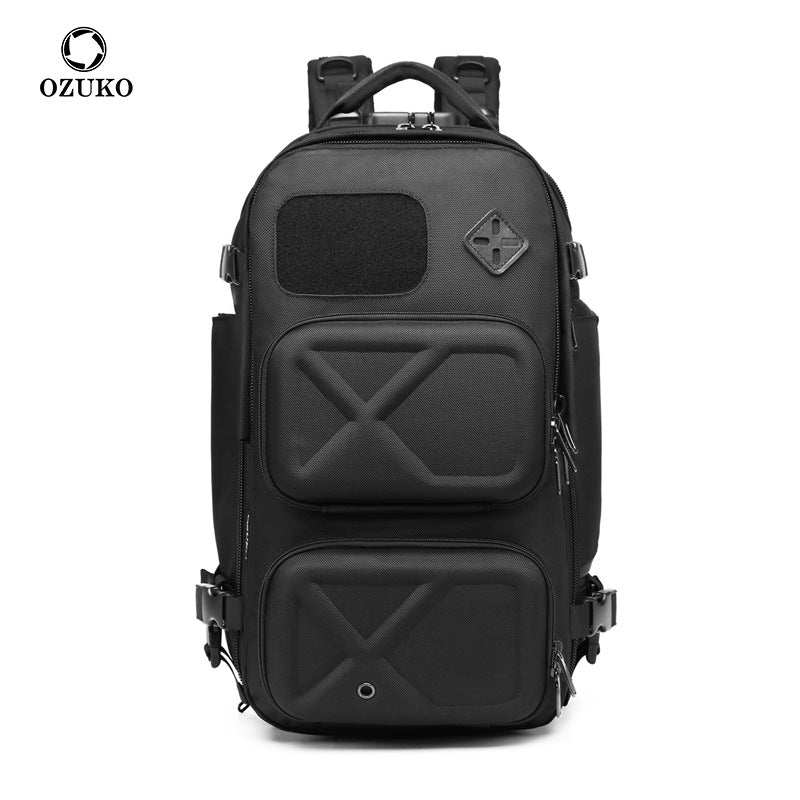 Ozuko outdoor backpack men's multifunctional short-distance travel bag large capacity waterproof men's backpack