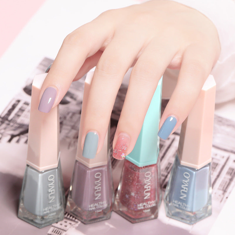 OYAFUN/OUYAFUN new no-bake nail polish, long-lasting, non-fading, non-peelable, quick-drying bright oil nail polish