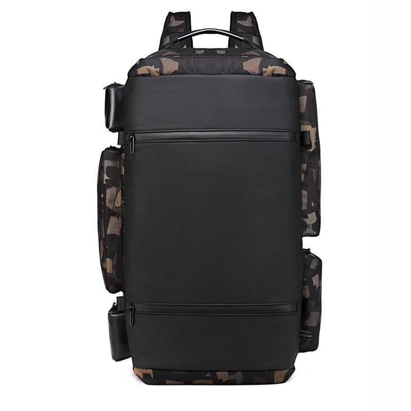 ozuko outdoor men's backpack portable multi-functional computer travel bag outdoor sports large capacity backpack