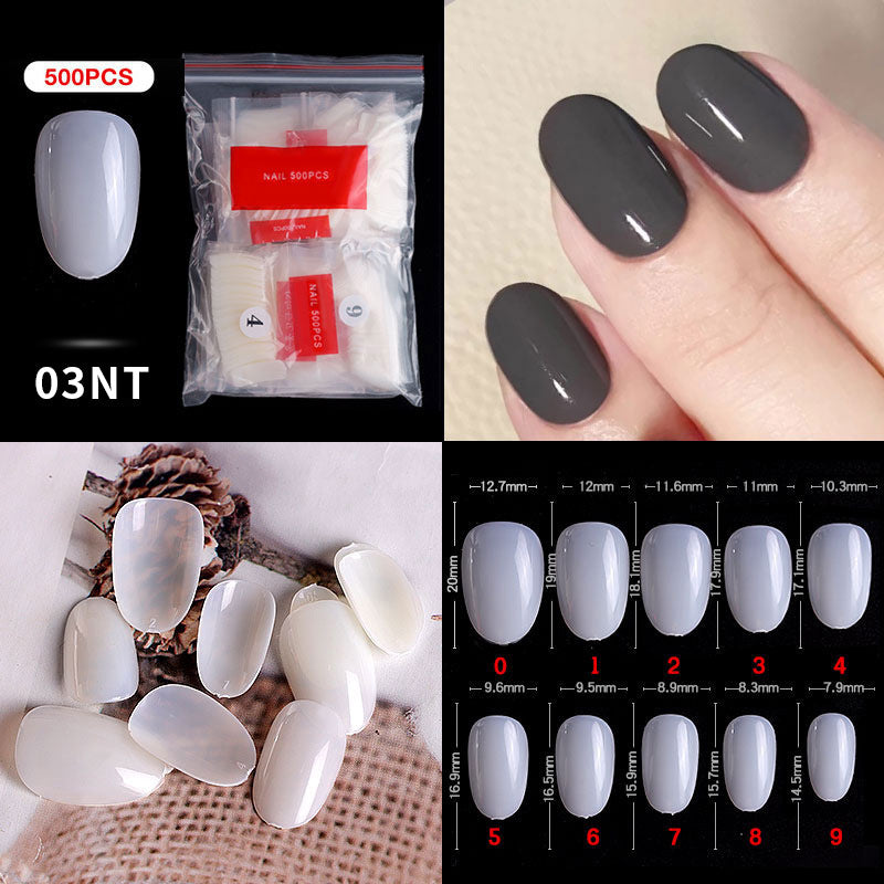 Cross-border nail manicure French style full patch half patch fake nail patch handmade wear manicure factory wholesale