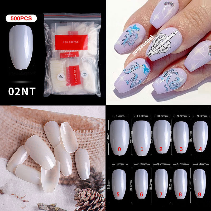 Cross-border nail manicure French style full patch half patch fake nail patch handmade wear manicure factory wholesale
