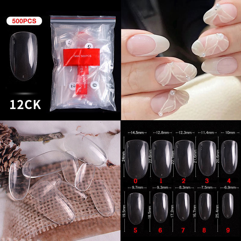 Cross-border nail manicure French style full patch half patch fake nail patch handmade wear manicure factory wholesale