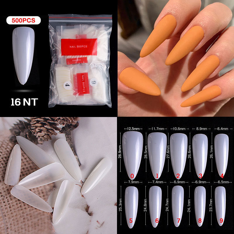 Cross-border nail manicure French style full patch half patch fake nail patch handmade wear manicure factory wholesale