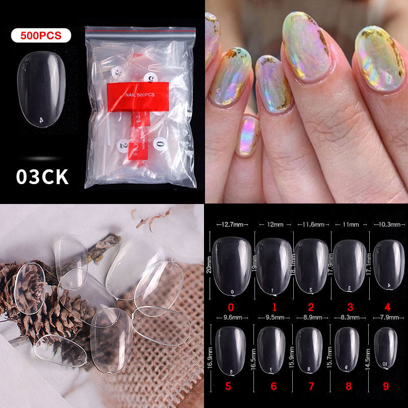 Cross-border nail manicure French style full patch half patch fake nail patch handmade wear manicure factory wholesale