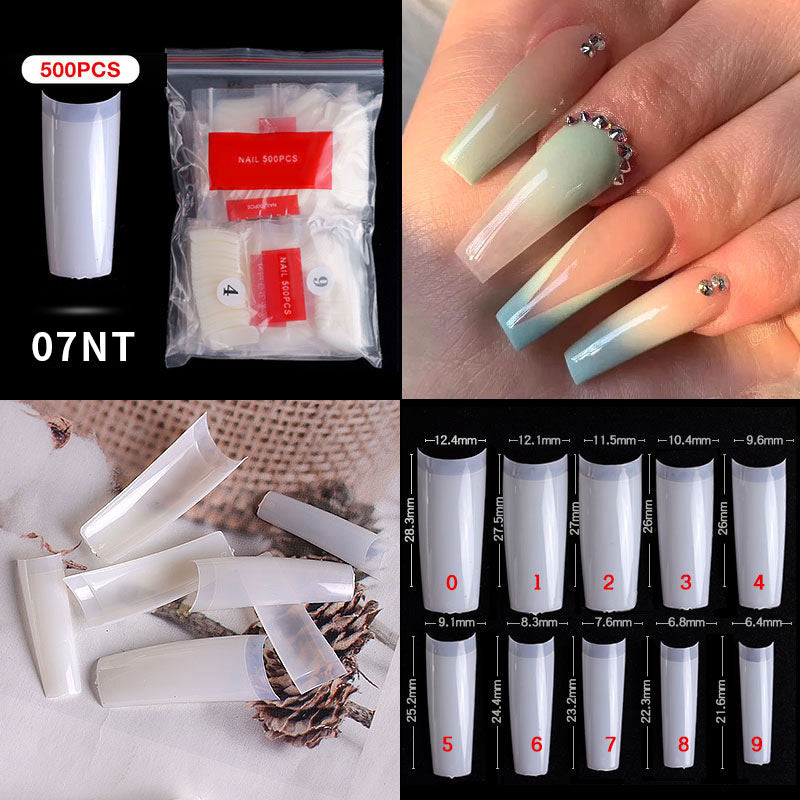 Cross-border nail manicure French style full patch half patch fake nail patch handmade wear manicure factory wholesale