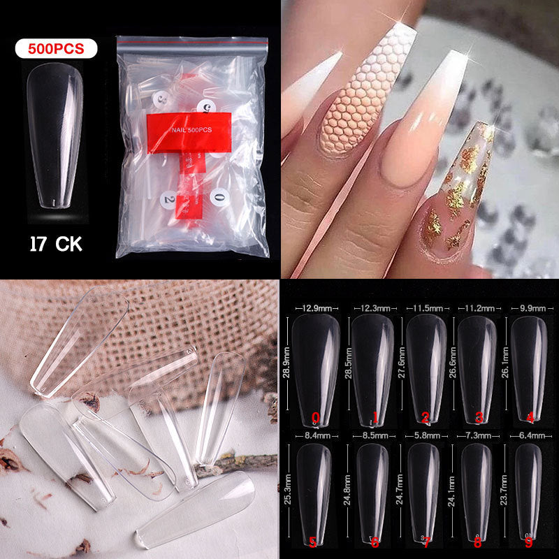 Cross-border nail manicure French style full patch half patch fake nail patch handmade wear manicure factory wholesale
