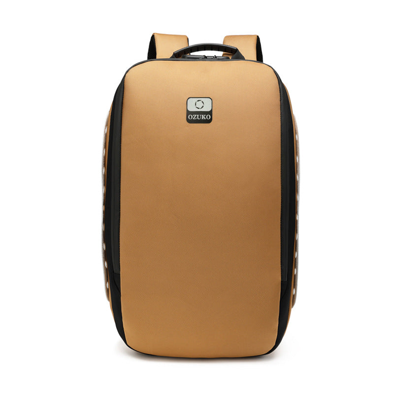 ozuko new business computer bag usb waterproof anti-theft men's backpack outdoor leisure student school bag