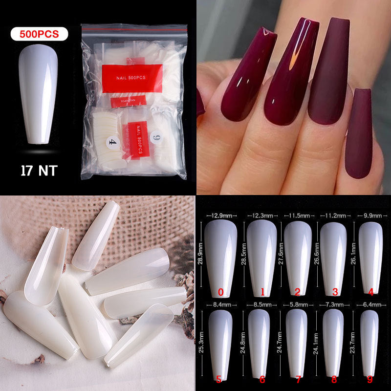 Cross-border nail manicure French style full patch half patch fake nail patch handmade wear manicure factory wholesale