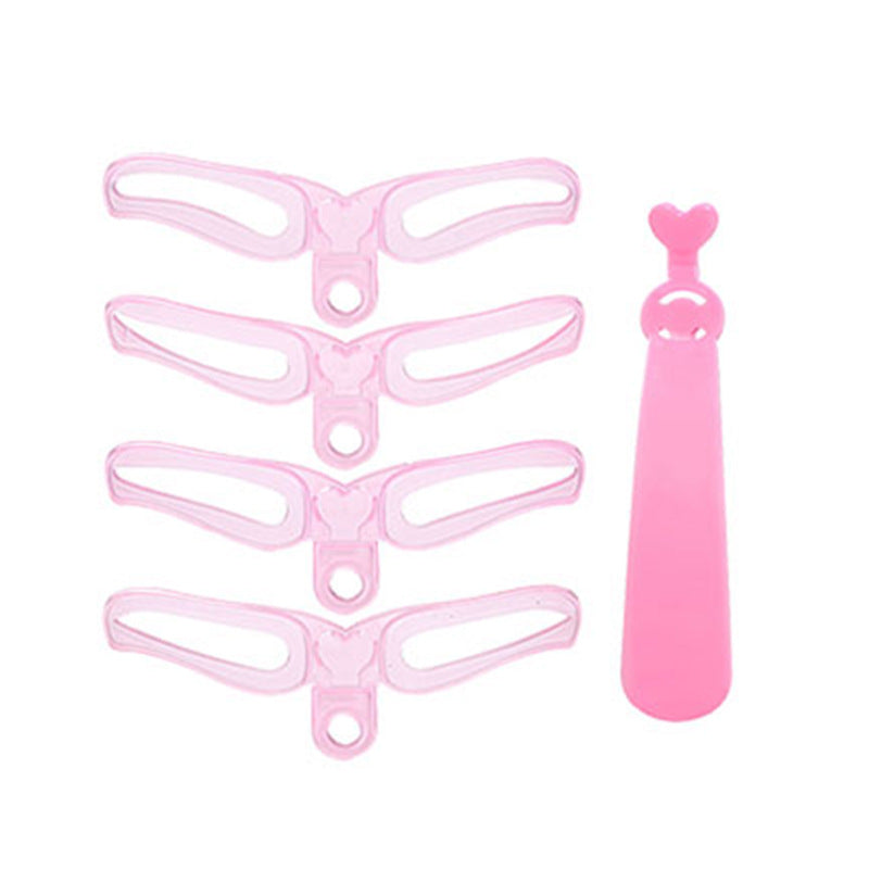 10 pieces of decorative eyebrow blades, stainless steel eyebrow scraping blades, corrugated blades, eyebrow trimming knife, tattoo embroidery beauty blade holder