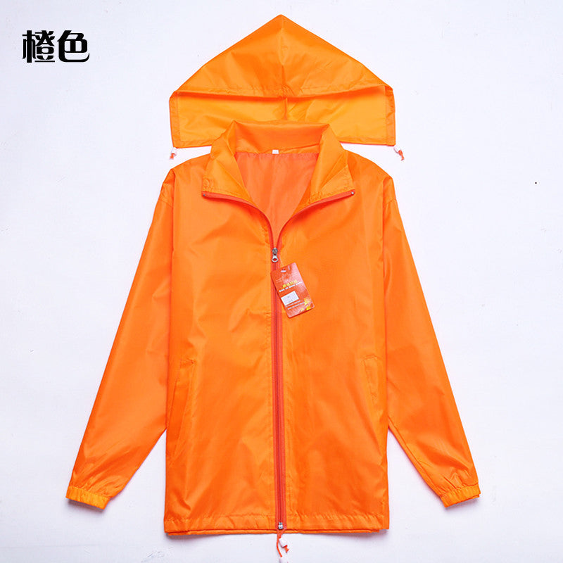 定制长袖防水风衣外套订做diy文化广告衫服装刺绣logo工作服