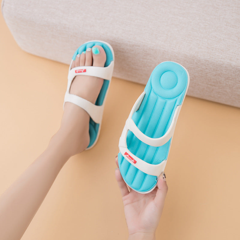 Slippers women's summer fashion outer wear Korean style personality outdoor trend 2022 new sandals beach flip flops wholesale