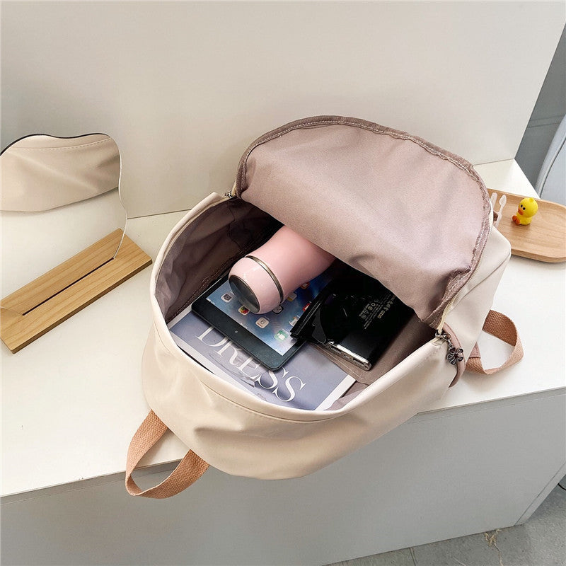 Schoolbag female Korean version Harajuku ulzzang high school student backpack ins style Japanese style junior high school student backpack