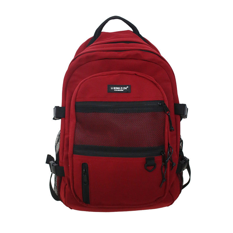 Japanese cool retro workwear backpack Korean version Harajuku ulzzang high school male college student school bag female backpack