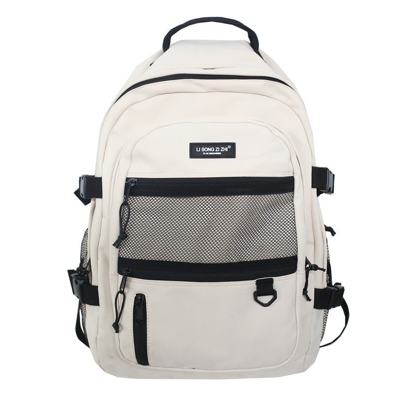 Japanese cool retro workwear backpack Korean version Harajuku ulzzang high school male college student school bag female backpack