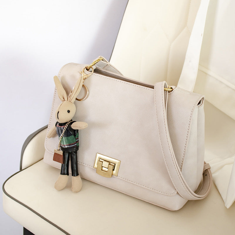 Fashion cross-body small bag women's color matching handbag casual fashion shoulder bag 2023 spring new small square bag