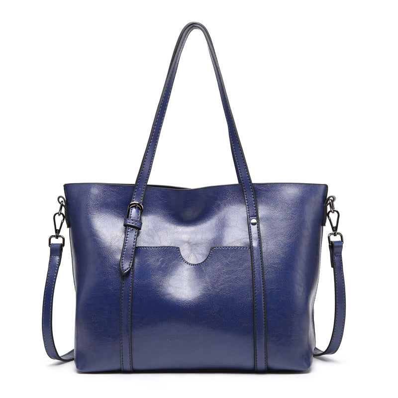 European and American trendy bags, new retro tote bags, 2023 new handbags, single shoulder crossbody large bags, foreign trade women's bags