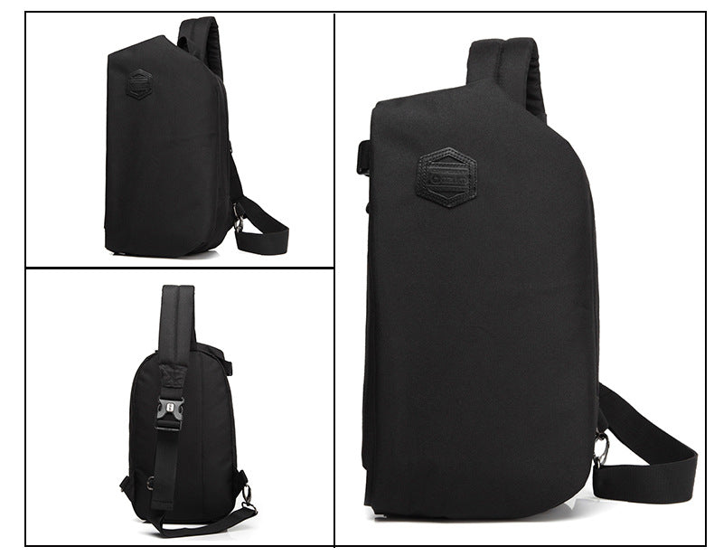 ozuko new chest bag men's sports casual shoulder bag men's single shoulder crossbody small bag factory direct sale