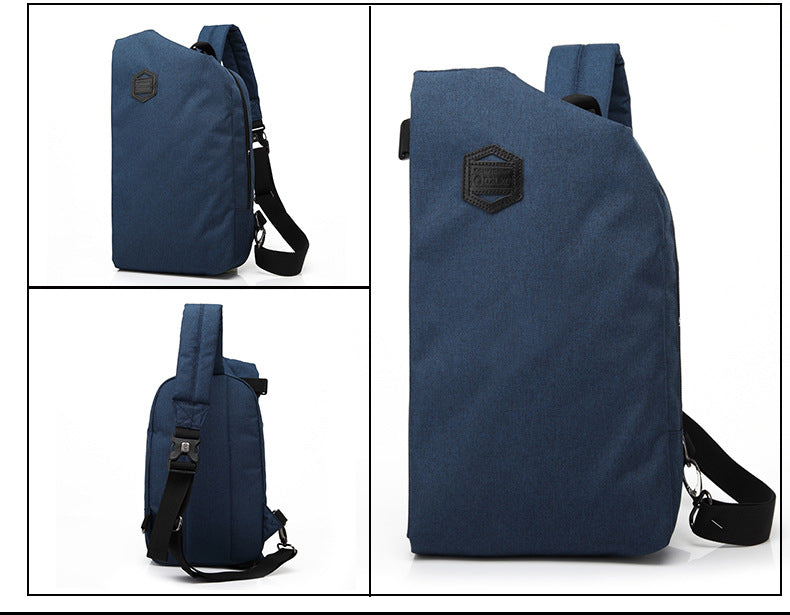 ozuko new chest bag men's sports casual shoulder bag men's single shoulder crossbody small bag factory direct sale