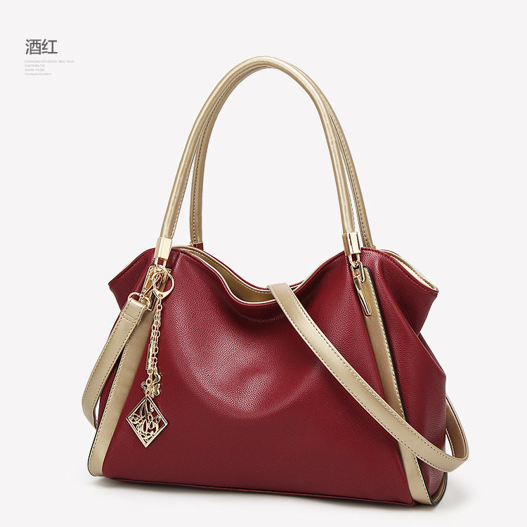 2023 New Women's Bags European and American Fashion Crossbody Tote Bag Large Capacity Trendy Shoulder Handbag Large Bag Wholesale