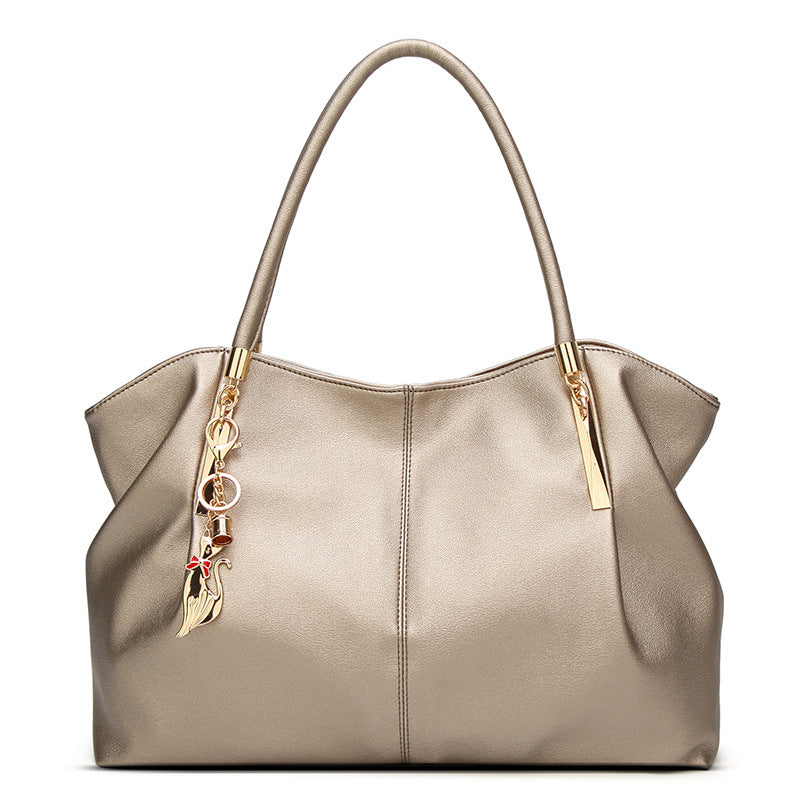 Factory direct supply of 2023 new women's leather bags, elegant, lightweight, large-capacity tote bags, women's bags